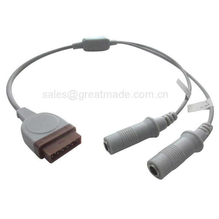 Kompatibel med GE Temperature Probe Adapter Cable