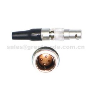 Mässing Push Pull Connector 4 pins Metal Wire Connector FGG.00B.304 Automotive Wire Connector With CE ROHS TUV