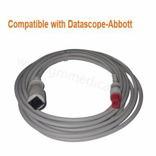 IBP Givare Adapter kabel kompatibel med Mindray-Datascope-Abbott,5pin Male>Abbott-6pin
