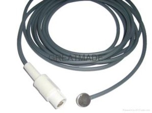 Siemens Kompatibel Vuxen Hud Yta Temp. Probe, L = 2.5m, Siemens 7PIN-> 12mm