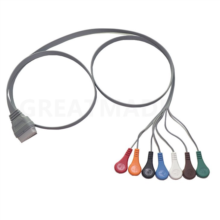 EDAN 7 Leads Holter ECG Cable