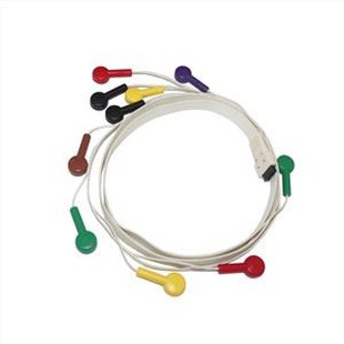10 avlednings holter EKG-kabel för Mortara T12